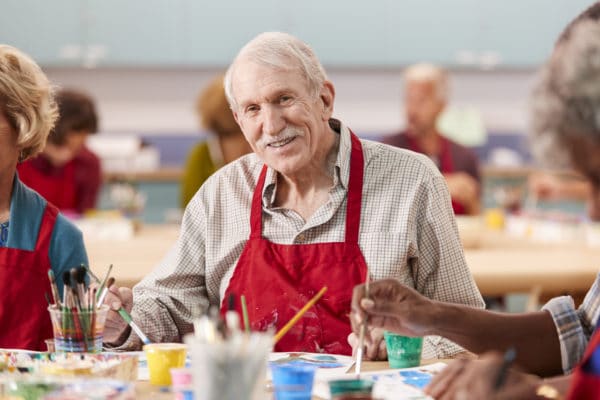 Kunsttherapie für Senioren Semestergruppe