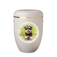 Tierurne mit Transferfoto